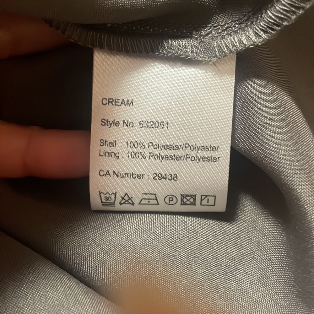 Cream brand, Elegant Gray Sleeveless Dress - Picture 8 of 9